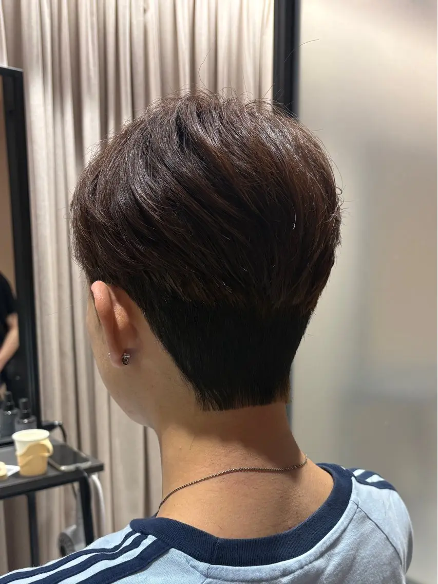 メンズ ダウンパーマ メンズパーマ 板垣 洸輝のヘアスタイル