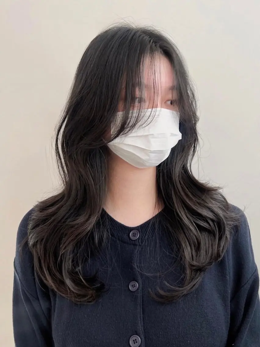 ロング レイヤーカット カット ヘアカラー トリートメント 髪質改善× ブリーチなしyutoのヘアスタイル