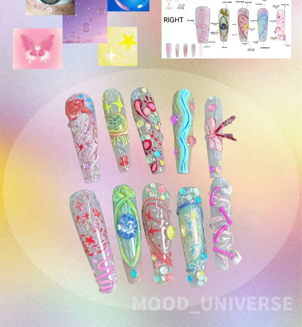 長さだしmood Nail Collection(オリジナル10本アートコース)の写真