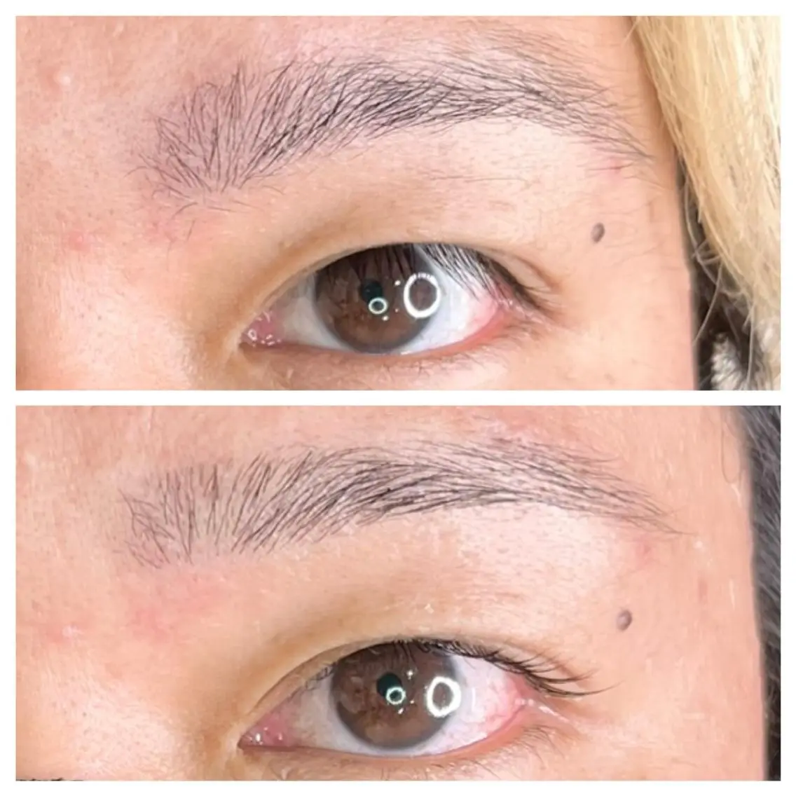 【メンズセット】眉WAX脱毛+まつ毛パーマの写真