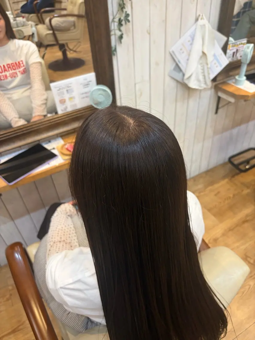 ロング ヘアカラー トリートメント カラーモデル募集🫧 みさき🫧のヘアスタイル