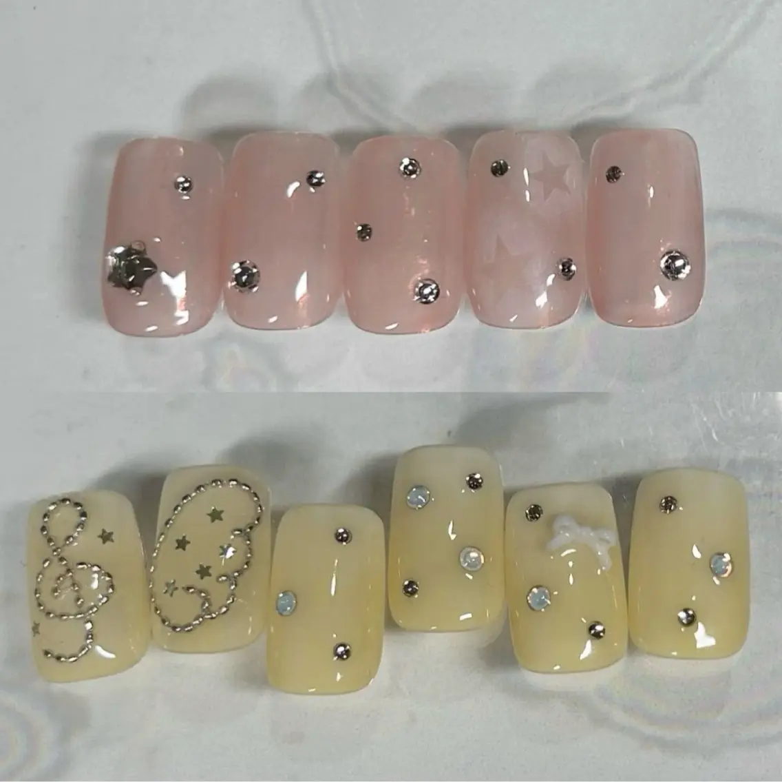 ネイル オーロラネイル カジュアル フレンチネイル ガーリー グラデーション ハンドネイル ハンドケア lylynail YUUKAのネイルデザイン