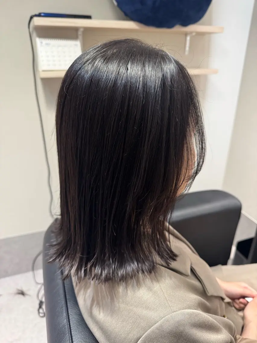 ミディアム 外ハネヘア CLUTCHmuk. AIRI／完全個室のヘアスタイル