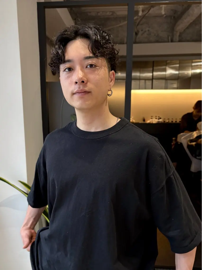 【メンズメニュー】メンズカット + ケアパーマの写真