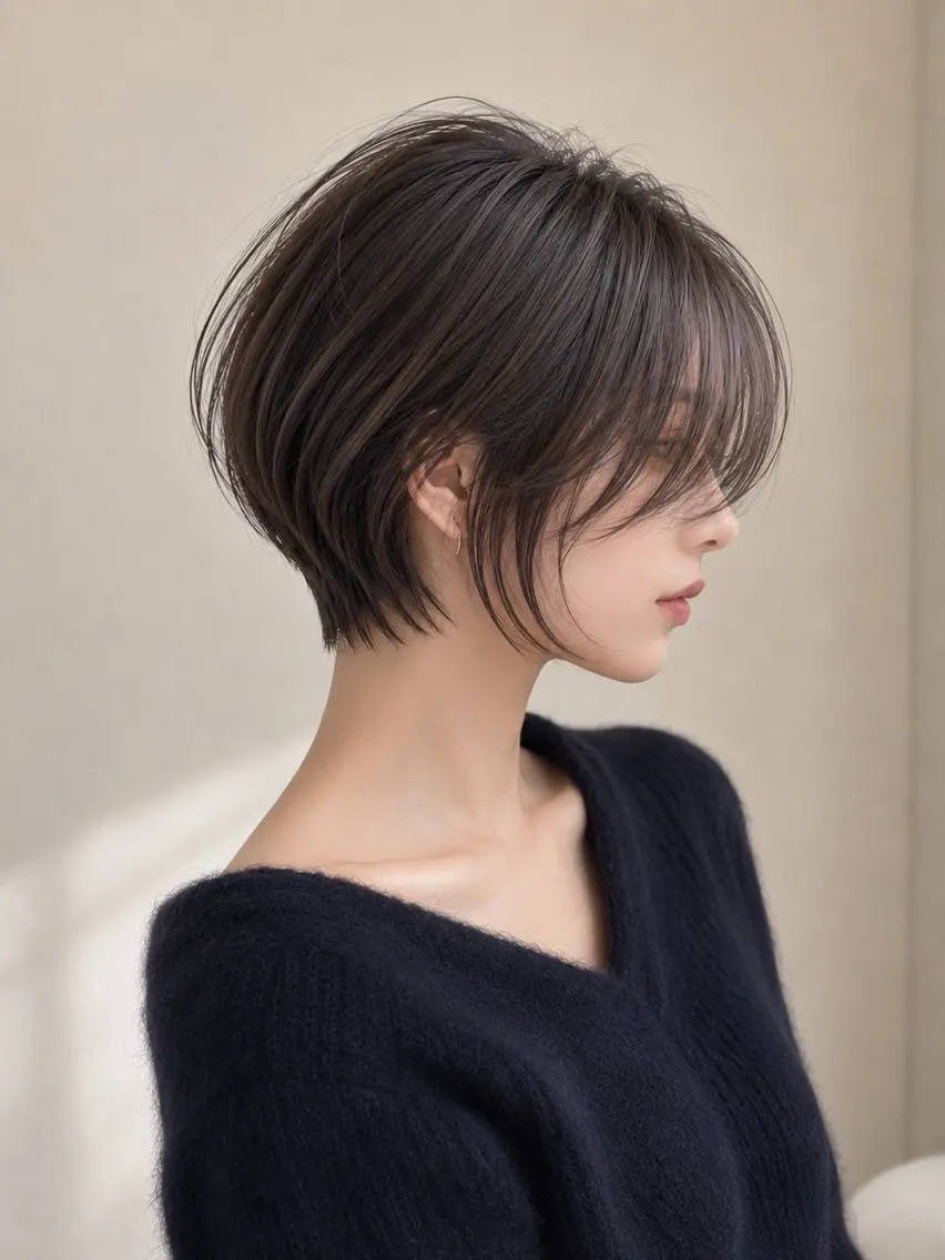 ショート 銀座/レイヤー Hazuki🪽のヘアスタイル