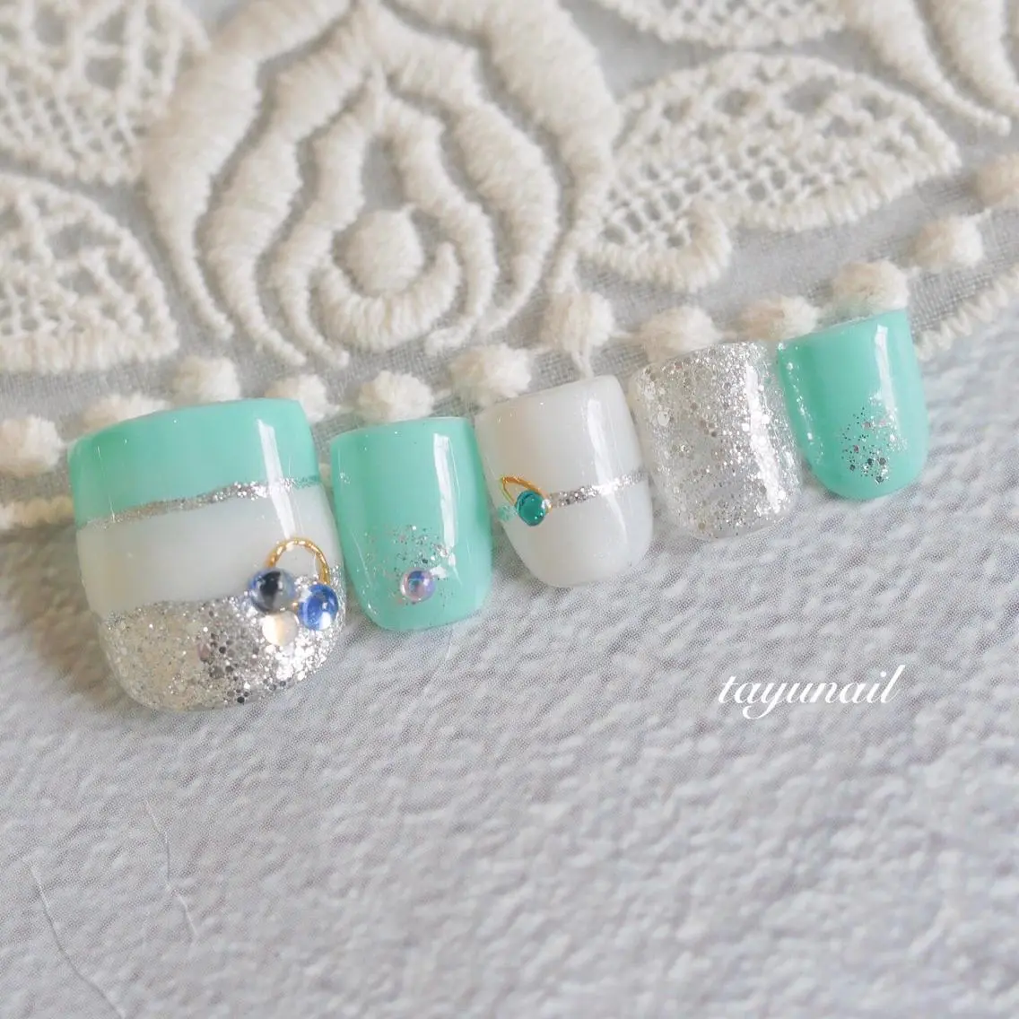 ネイル アートネイル フットネイル ジェルネイル ニュアンスネイル ワンカラーネイル フットネイル ネイルサロン 【たゆnail】のネイルデザイン