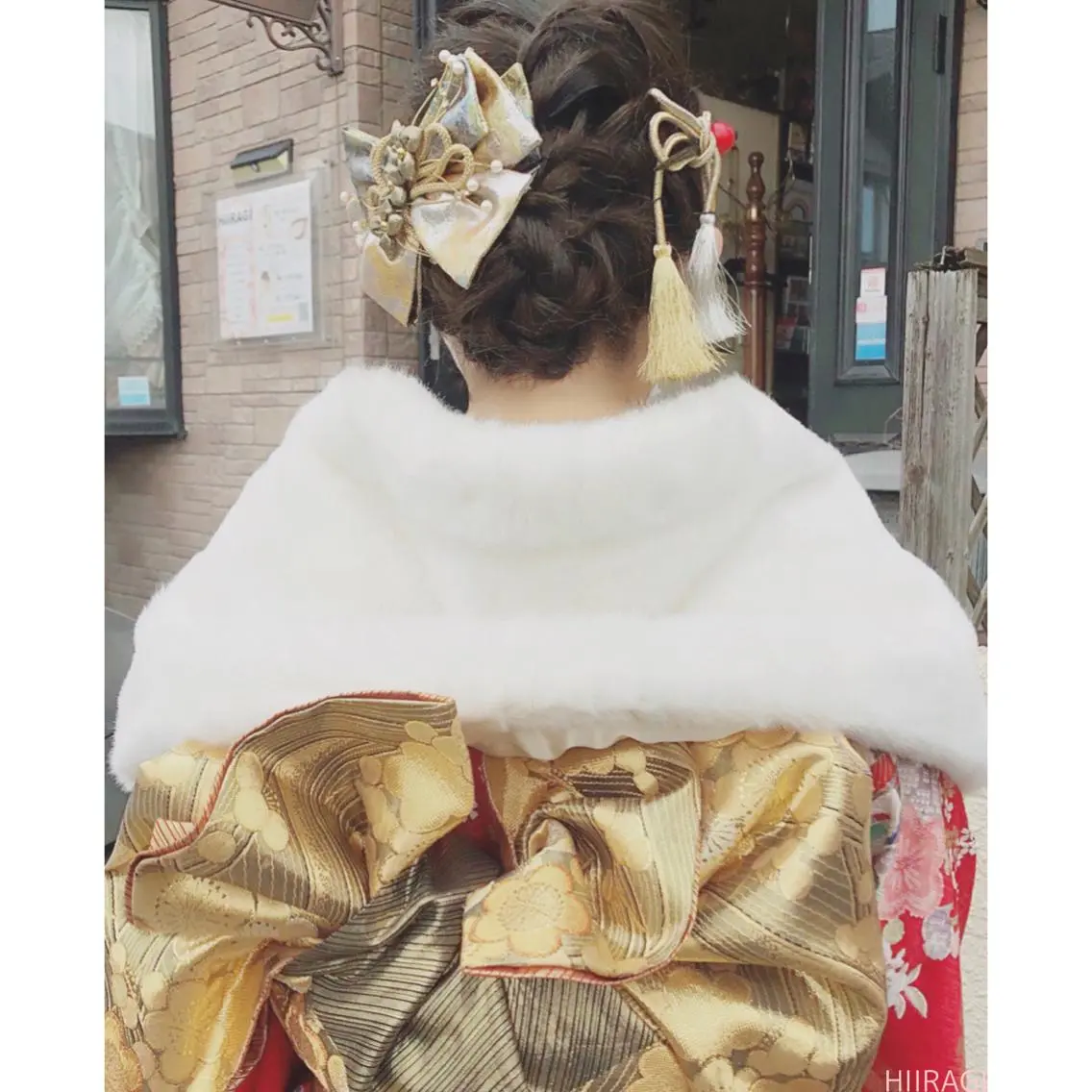 ヘアアレンジ 髪飾り 着付け 美容室 HIIRAGIのマツエク・マツパデザイン