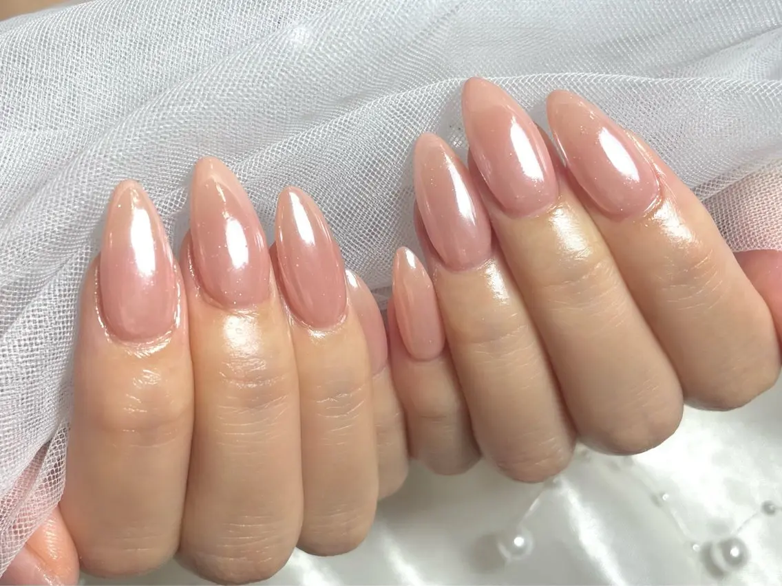 ミディアム ハンドネイル joie ange 雪菜のネイルデザイン