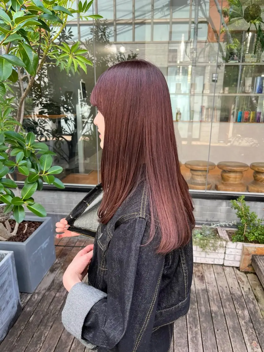 ロング カラー カット ヘアカラー トリートメント Juna✂️ レイヤー / ボブのヘアスタイル