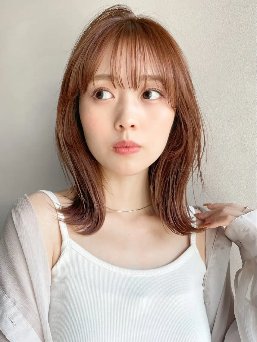 ミディアム カラー 【lyann表参道】 大内優衣のヘアスタイル