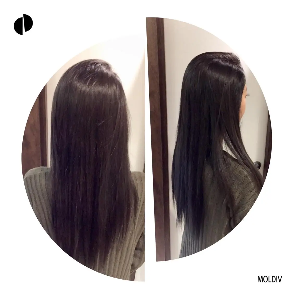 ロング カラー ハイトーンカラー ネイビーカラー ✨縮毛矯正✨髪質改善 ナカシマ ユミのヘアスタイル
