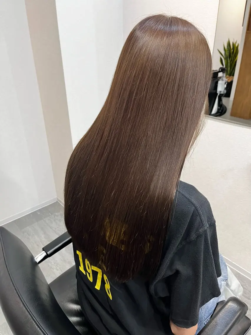 ロング カラー カット ヘアカラー トリートメント MAYU 💚森下のヘアスタイル