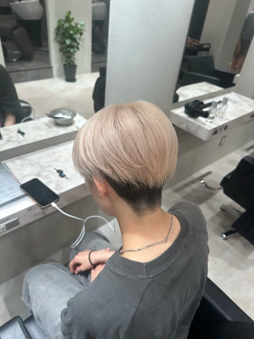 カラー カット 透明感カラꕀ꙳ 𝐤𝐢𝐤𝐤𝐚のヘアスタイル