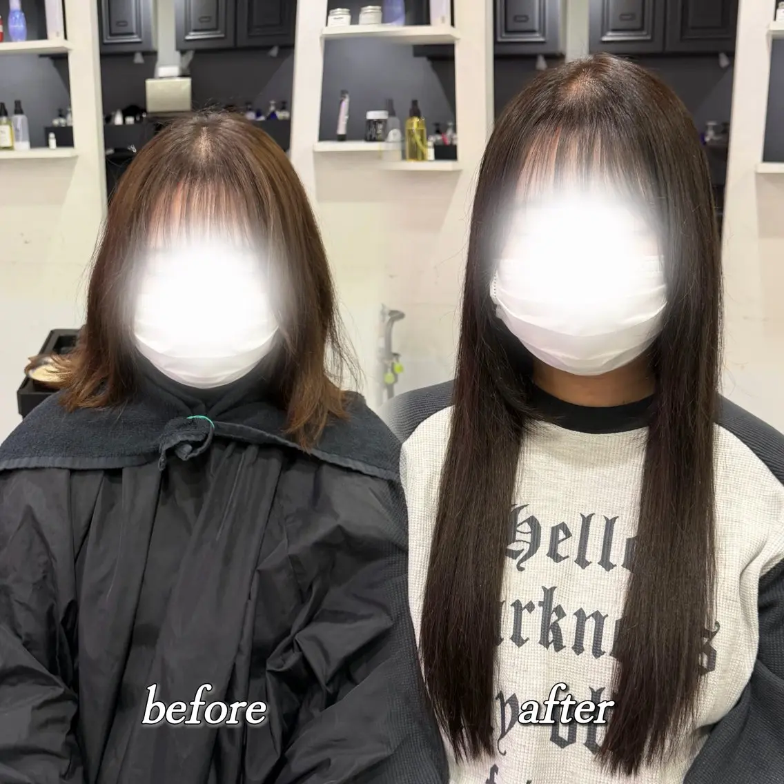 ロング カラー ヘアカラー エクステ 🦋REISA🦋 エクステ×ハイトーンのヘアスタイル