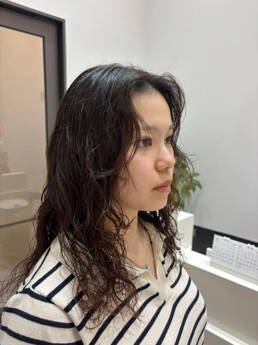 ロング カット パーマ レイヤー/パーマ hirokoのヘアスタイル