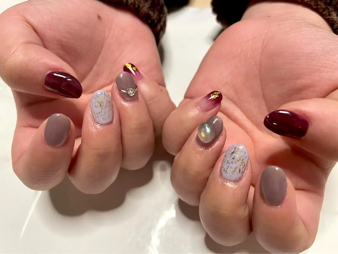 ネイル ハンドネイル 青木 ひろえのネイルデザイン