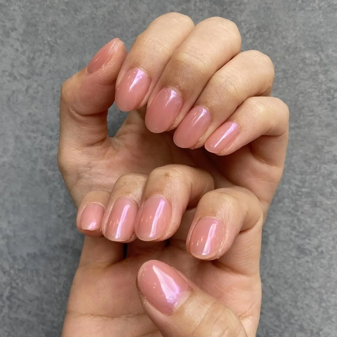 ネイル ミラーネイル ワンカラーネイル 春ネイル ハンドネイル パラジェル認定サロン N°nail 立川のネイルデザイン