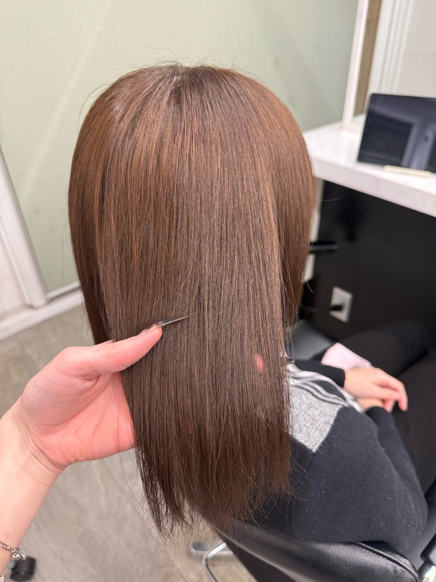 ショート カラー ヘアカラー 🩶ハイトーン × プルエク🩶MIWAのヘアスタイル