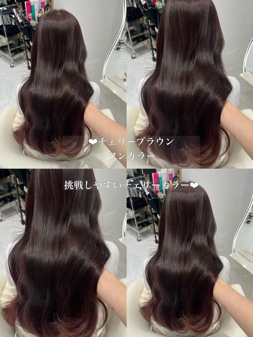ロング カラー 𝑹𝒊𝒉𝒐🎀 名駅/大人韓国ヘアのヘアスタイル