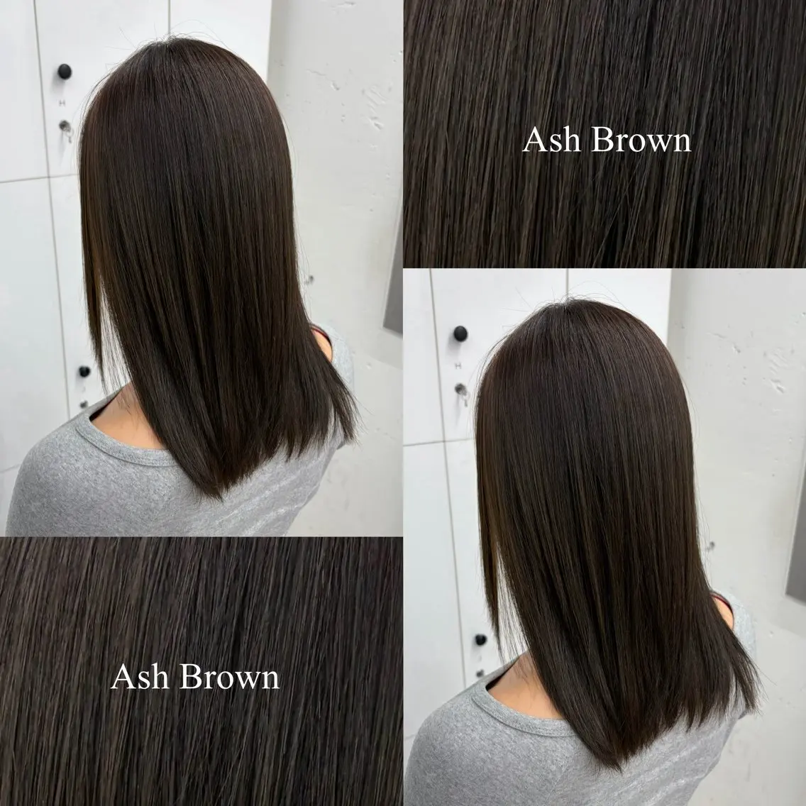 ミディアム カラー アッシュ アッシュブラウン ブラウンカラー 透明感カラー オレンジ カット ヘアカラー 🍊あすか🍊 JILLSTUDIOのヘアスタイル