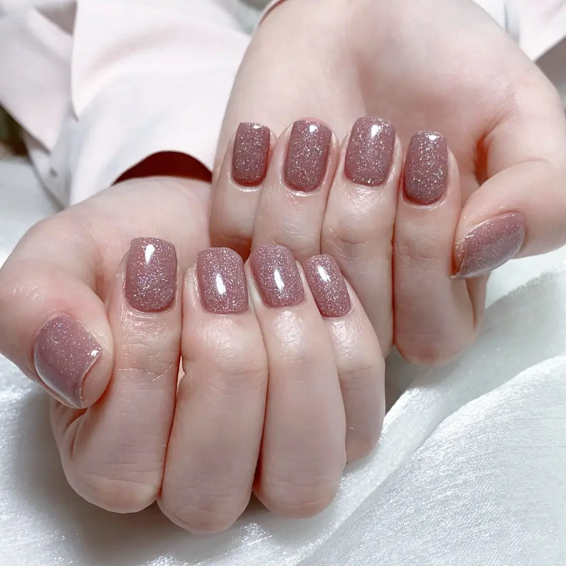メンズ ネイル メンズ韓国風 アートネイル オーロラネイル ガーリー キラキラネイル ハンドネイル Nail salon 木にいるのネイルデザイン