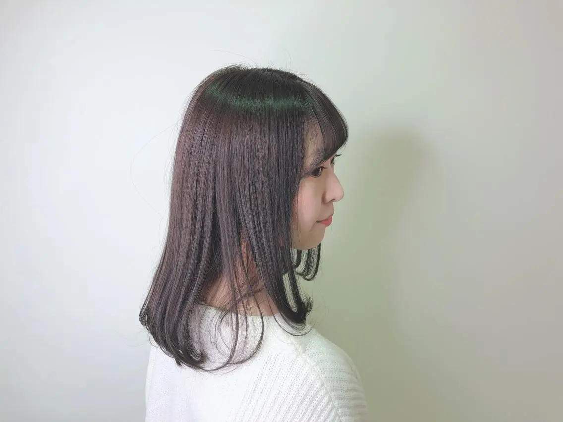 セミロング カラー ベージュカラー ブラウンカラー ブラウンベージュ ヘアカラー トリートメント ヘアセット 💜髪質改善美髪💜 星野清光のヘアスタイル