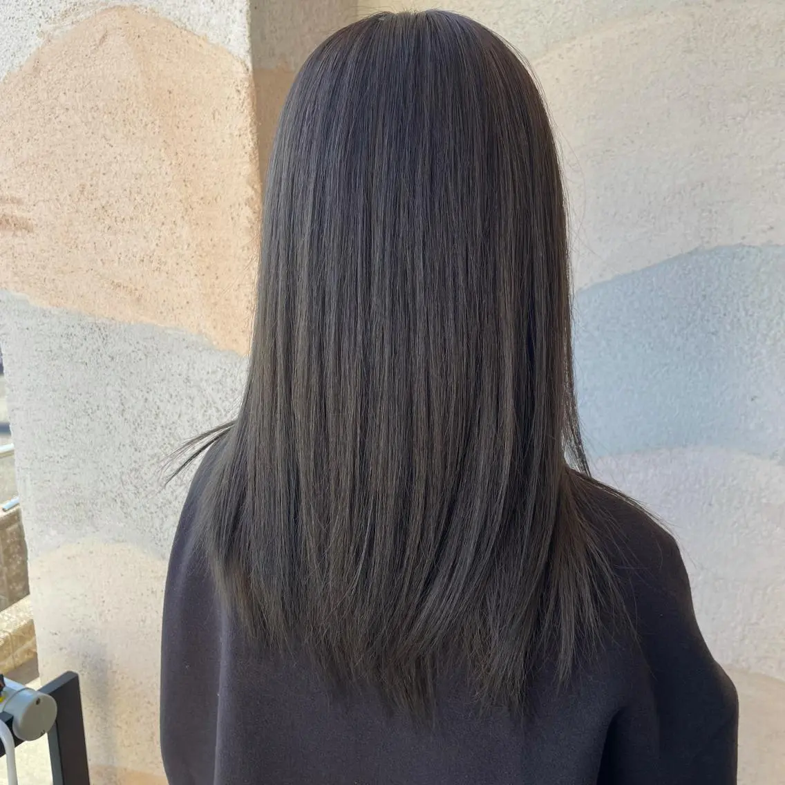 セミロング 白髪ぼかし&ショート &ツヤ髪💎YUMAのヘアスタイル