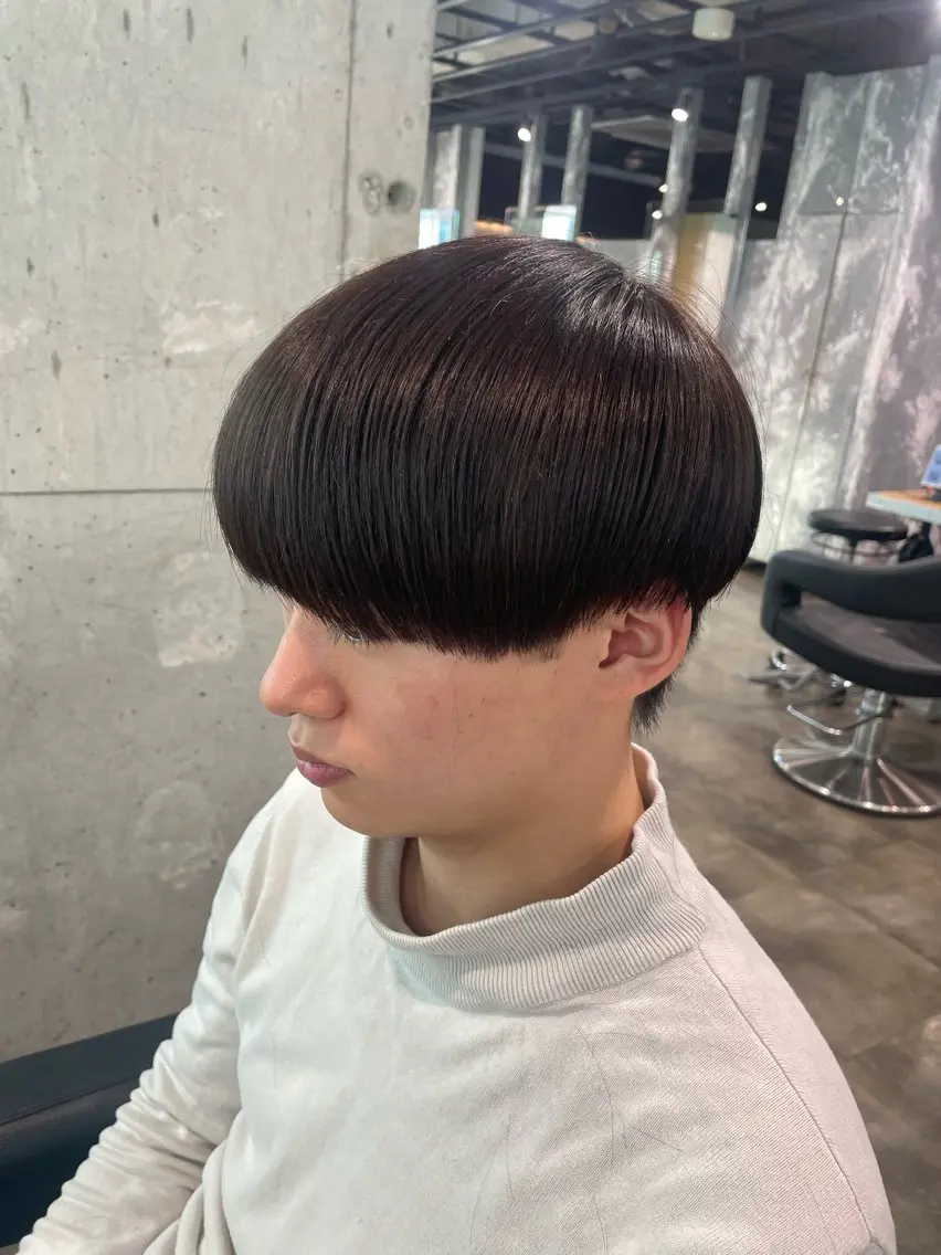 メンズ マッシュ カット 縮毛矯正 メンズ特化美容師 💠チナツのヘアスタイル