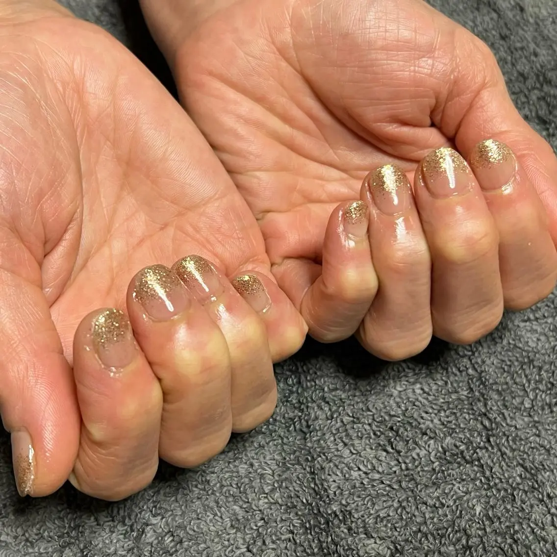 誰よりも輝く🧚🏽♀️💫【ラメグラ】ベースカラー有り※ケア付き/色変えOK🎨の写真