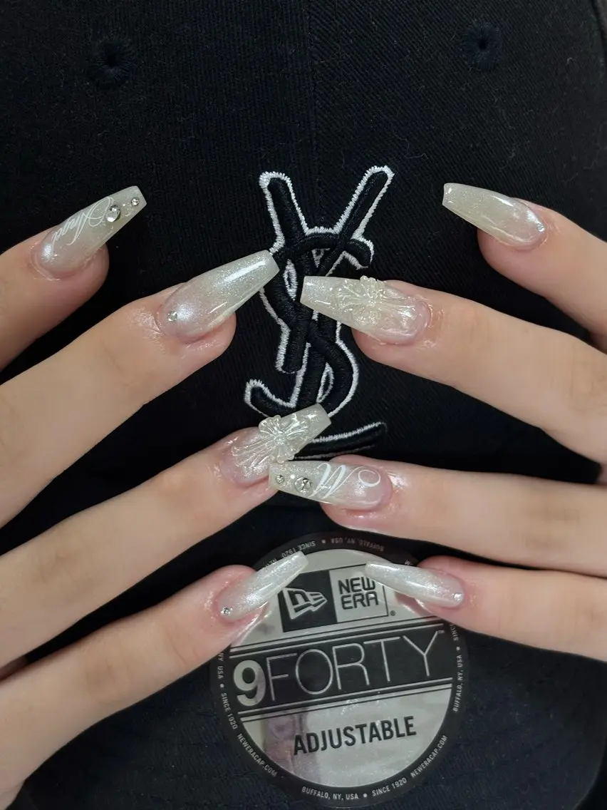 ネイル キラキラネイル 韓国ネイル マグネットネイル 夏ネイル ワンホンネイル ハンドネイル Sully Nail Labのネイルデザイン