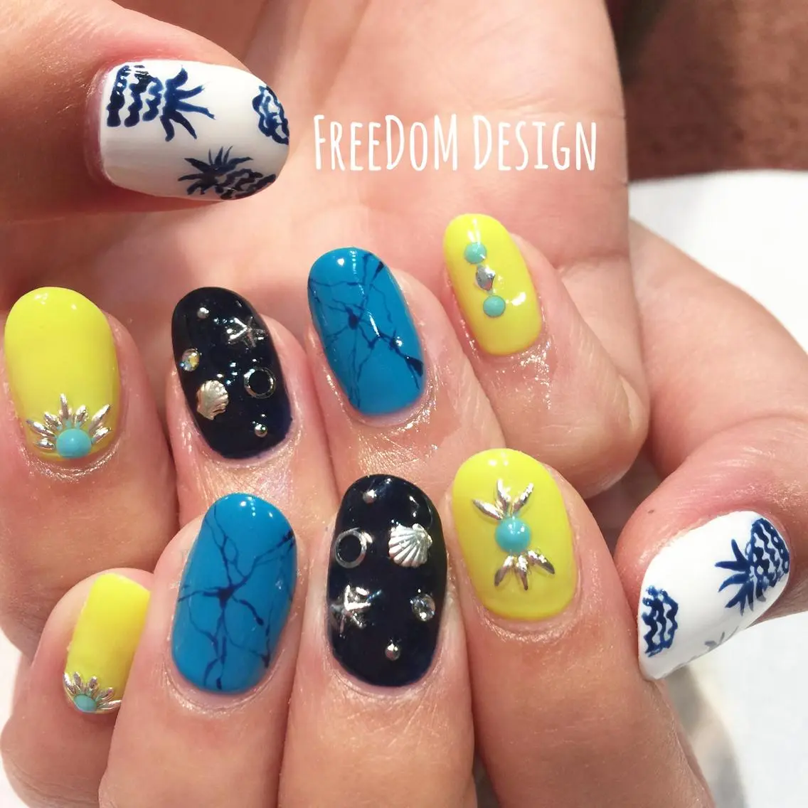 ネイル アートネイル ハンドネイル W KUMIのネイルデザイン