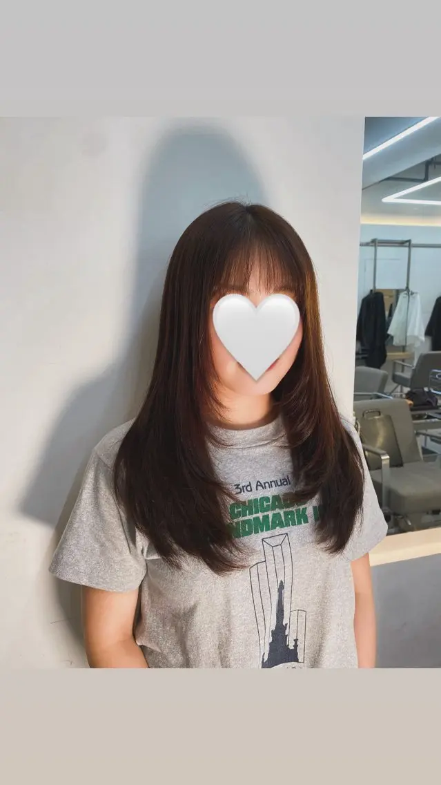 セミロング カット レイヤー/ベージュ/ どますず🌺のヘアスタイル