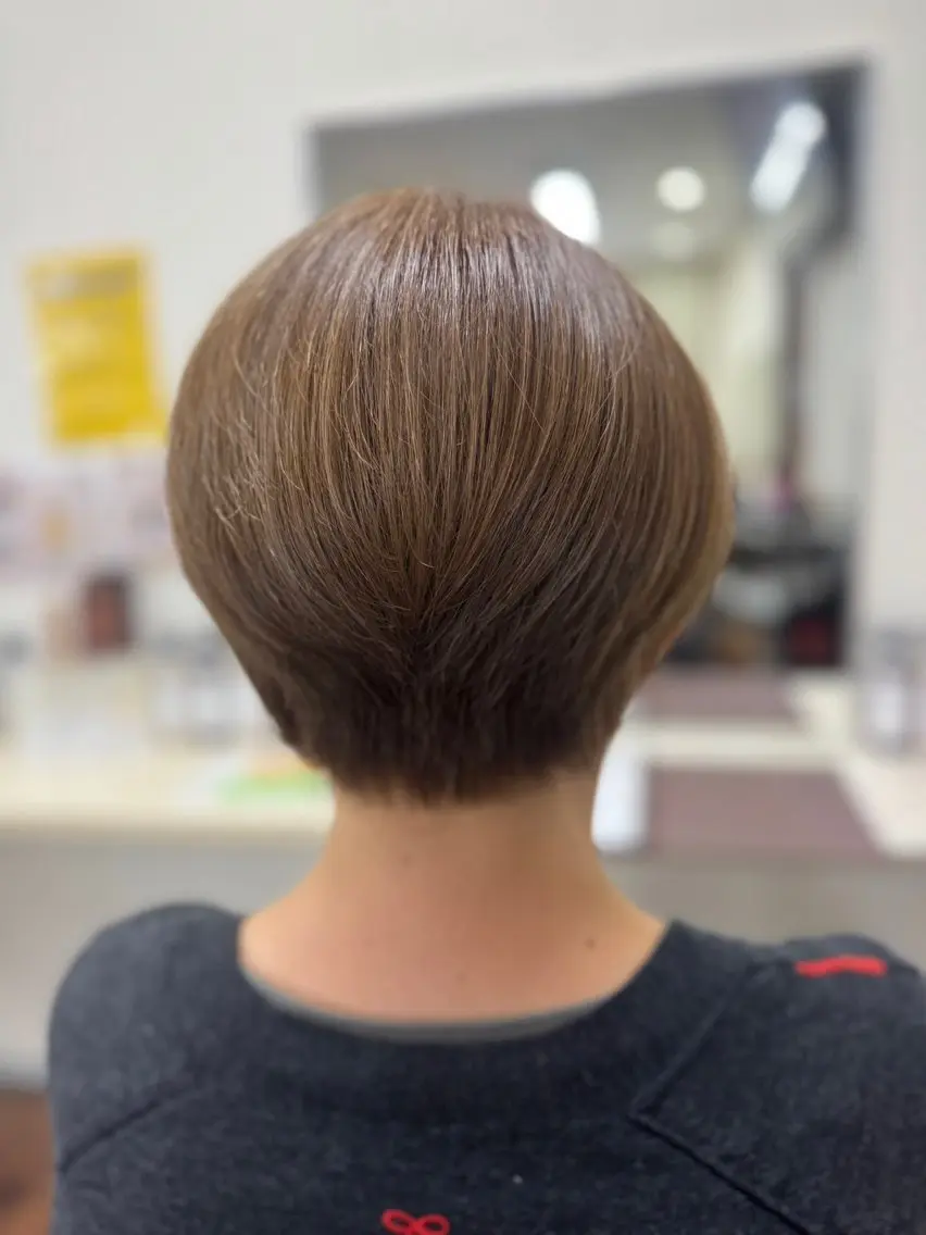 ショート 丸みショート ショートヘア 安井 友紀子のヘアスタイル