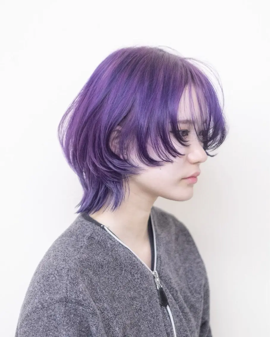 ショート ウルフカット 間瀬玲央 ルプラボウ メンズ／ショートのヘアスタイル