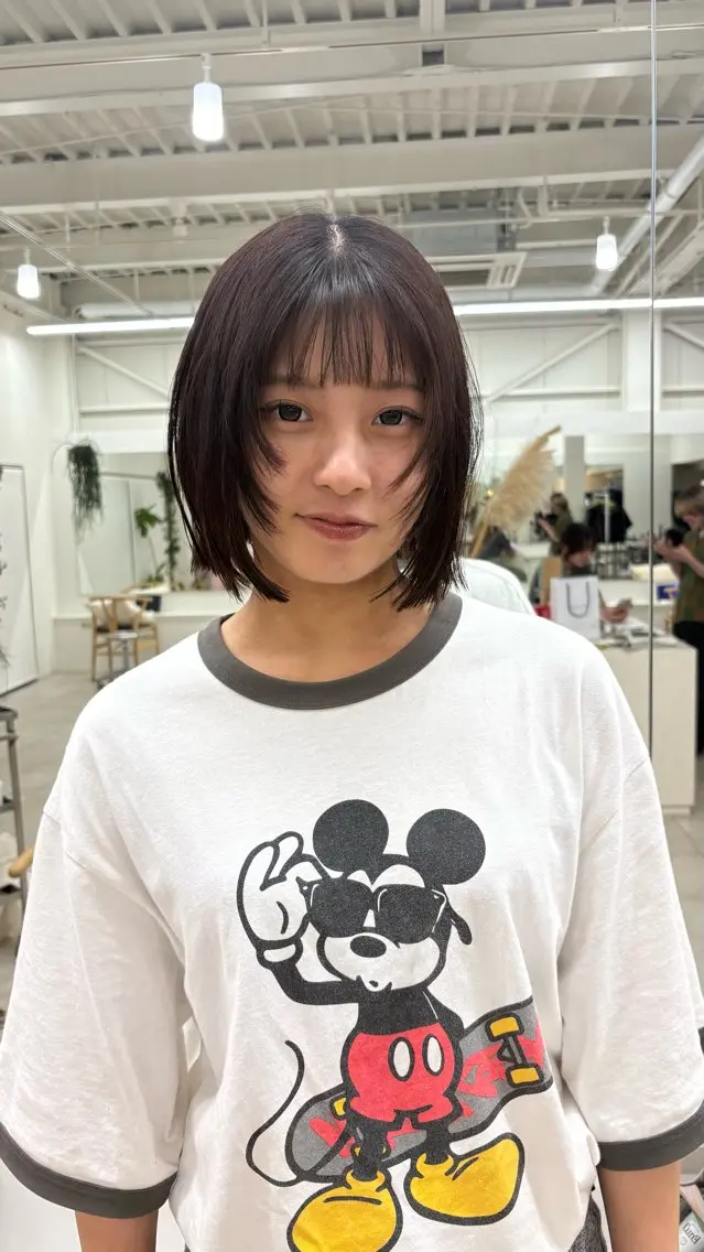 ボブ＋シャンプーブローの写真
