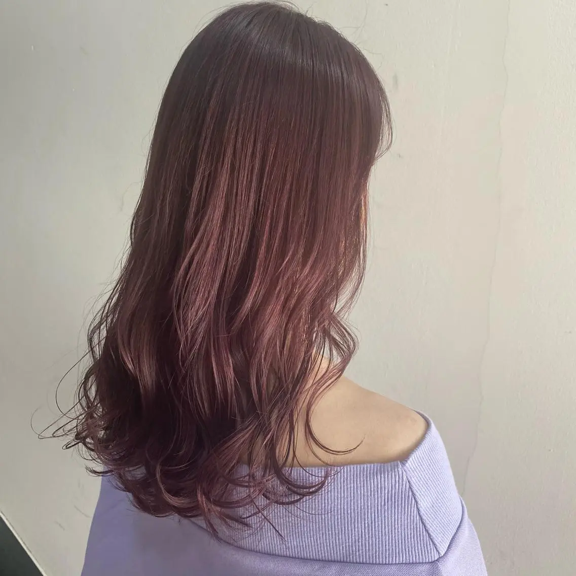 セミロング カラー ブリーチ 清村 和音のヘアスタイル