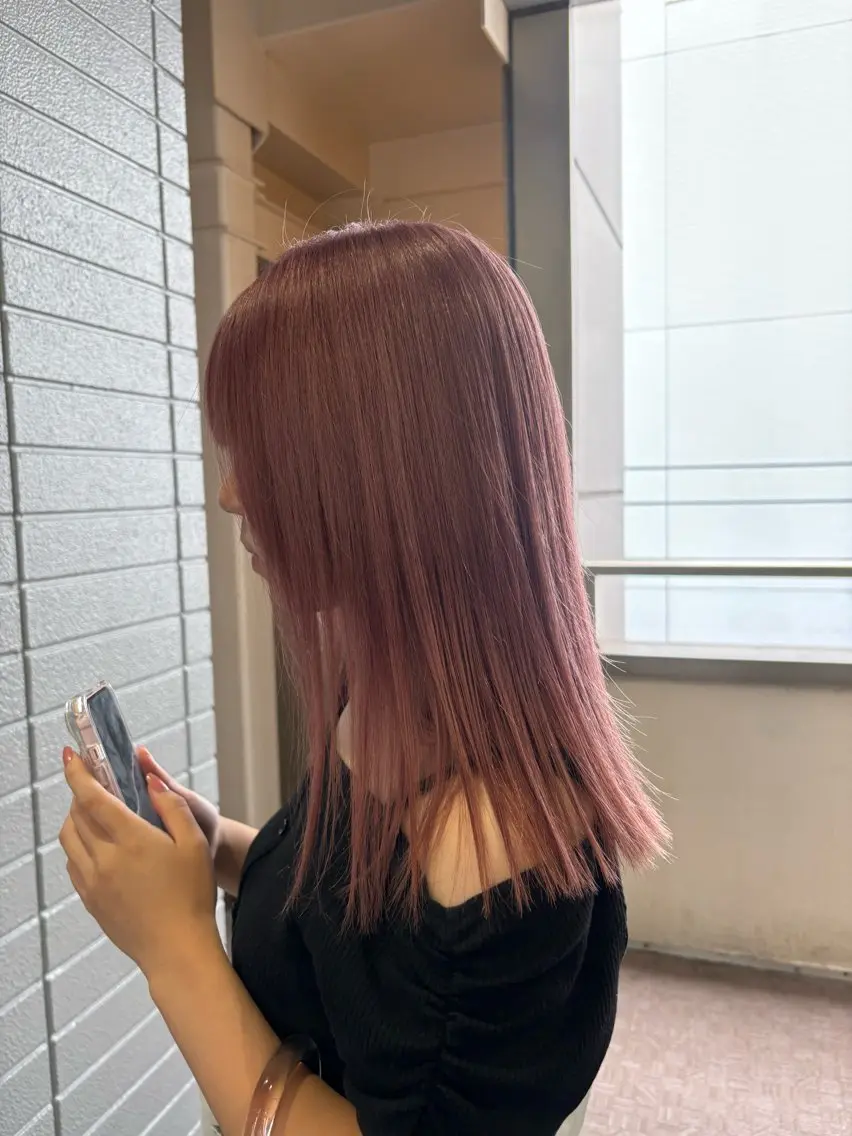カラー ヘアカラー 🌸ムラ修正/ ブリーチゆずな 🌸のヘアスタイル
