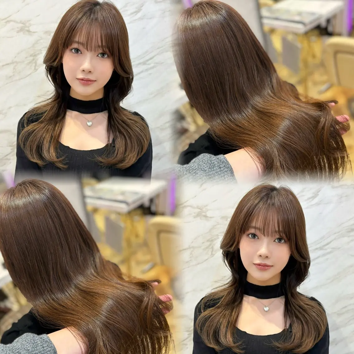 セミロング カラー ともき《ショート・ ボブ✨》銀座🦋のヘアスタイル