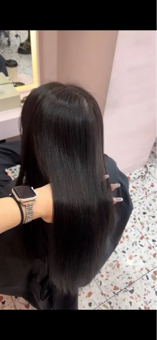 ロング カラー ブルーカラー グレージュ ラベンダーカラー 小顔カット トリートメント カット ヘアカラー トリートメント 表参道/ワンホンヘア SAAYA🖤のヘアスタイル