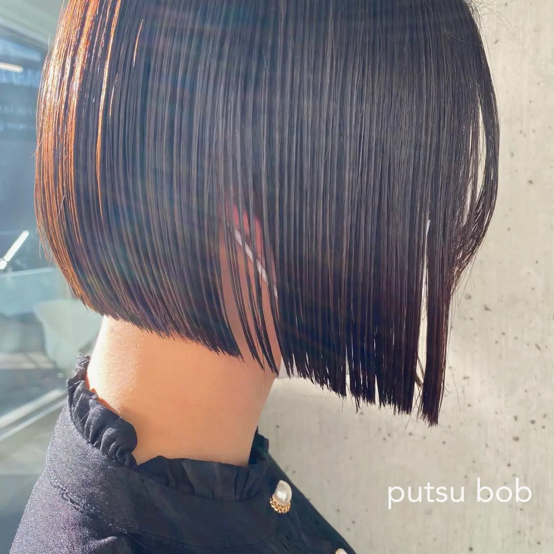 ショート カラー カット センターパート/ レイヤー/ayuのヘアスタイル