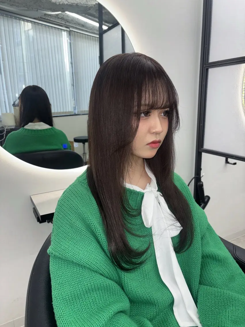 ロング カラー ヘアカラー Ren. 🦋デザインカラーのヘアスタイル