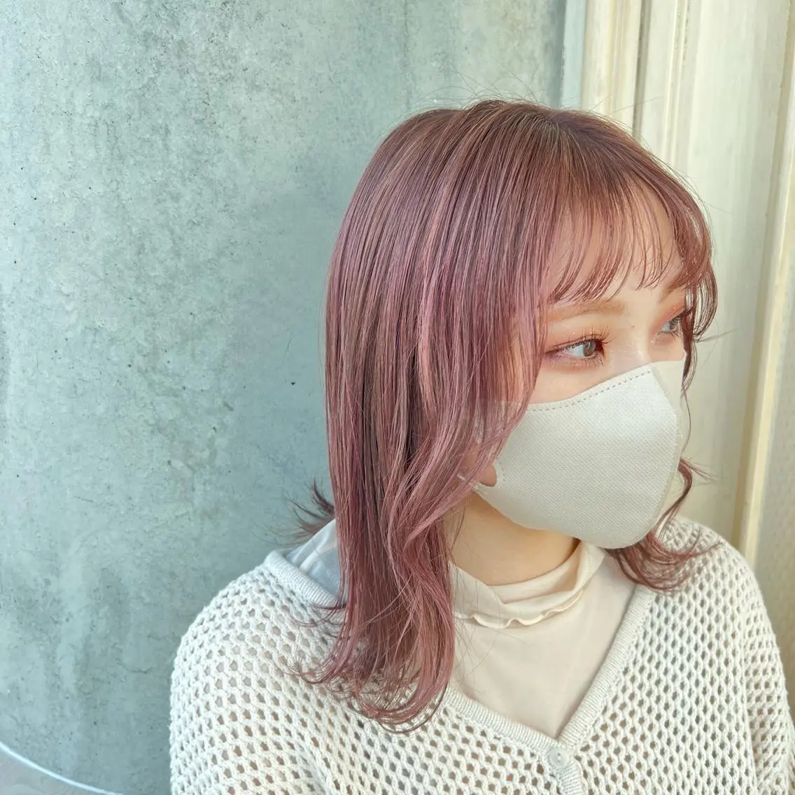 ミディアム 顔周りカット 🌷川崎/ボブ/ アレンジ/コトネ🌷のヘアスタイル