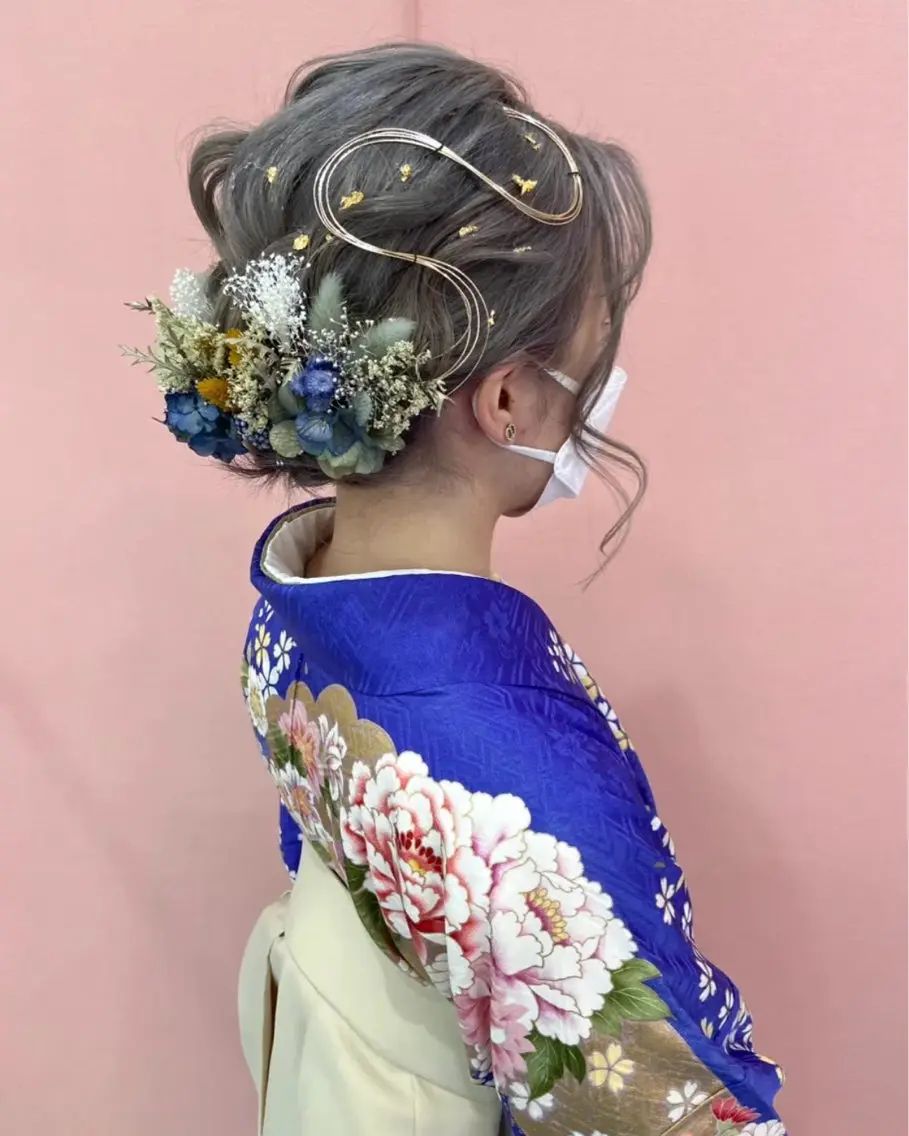 ヘアアレンジ 卒業式のヘアスタイル nanaka 🤍韓国ワンホンヘアのヘアスタイル