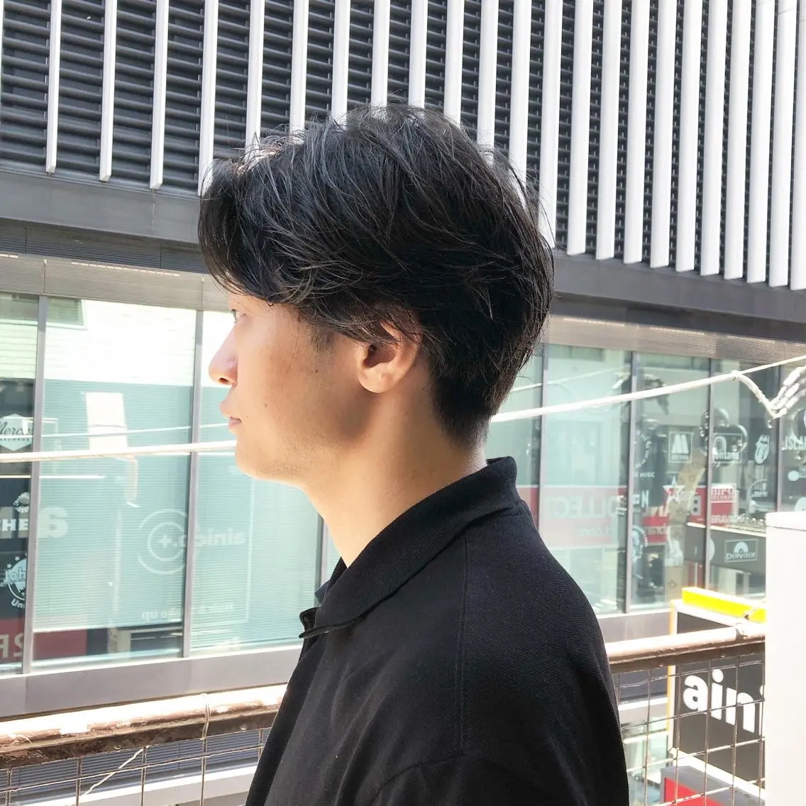 ヘアアレンジ メンズ センターパート カット トリートメント ヘアセット メンズ特化✂️栗原 侑也のヘアスタイル