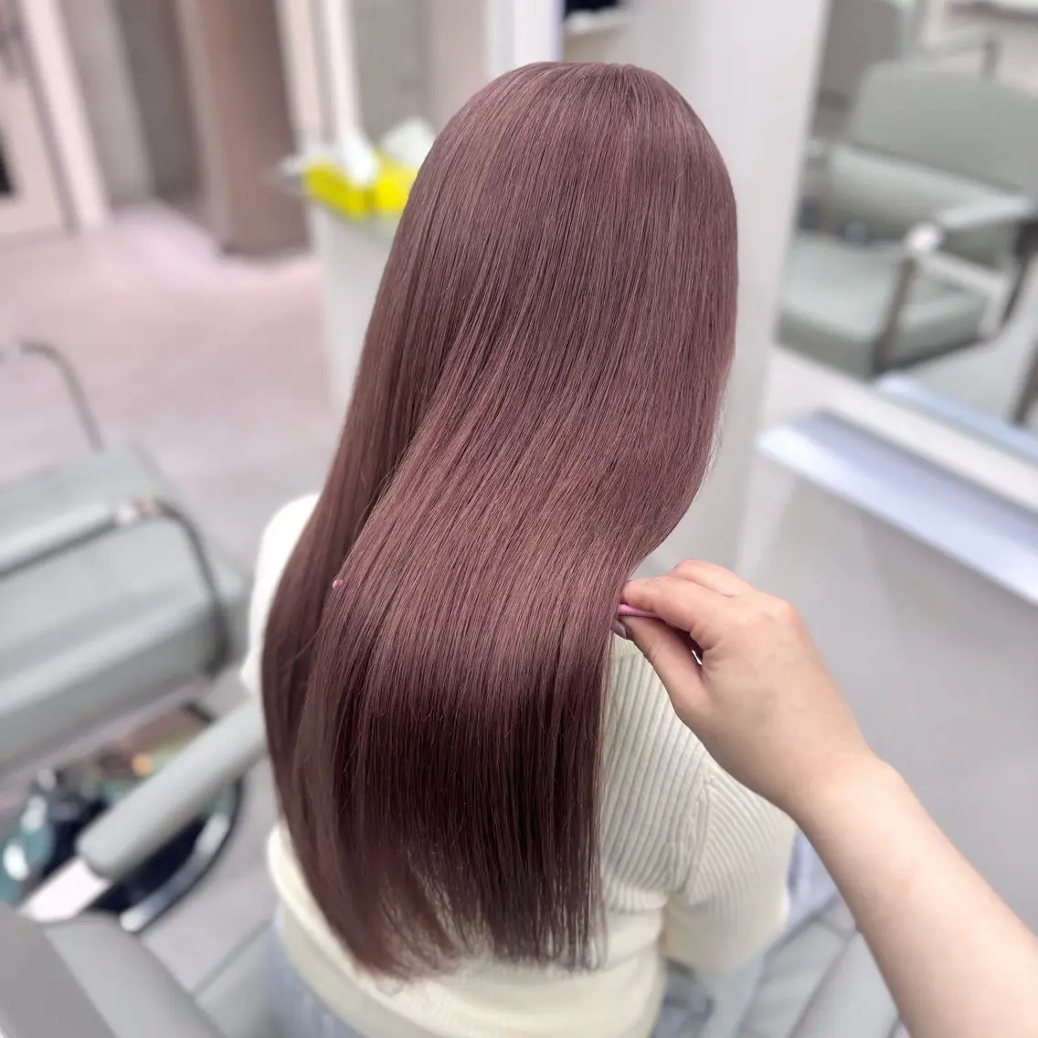 ロング ヘアカラー トリートメント ハイトーン/ブリーチ 栄/Sayakaのヘアスタイル