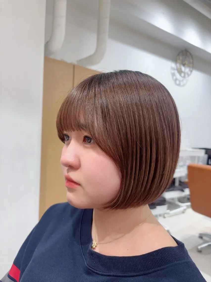 ショート 切りっぱなしボブ ボブ ショート/髪質改善/ アフロ美容師しゅんのヘアスタイル
