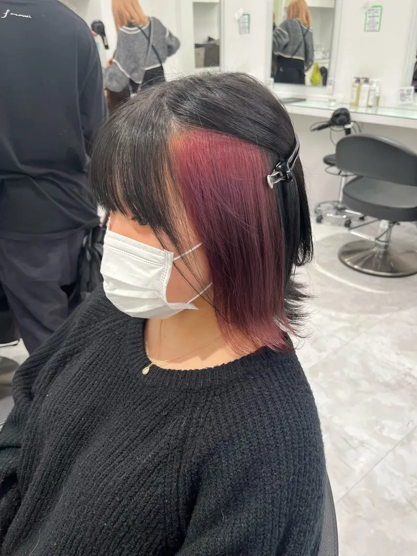 カラー ヘアカラー トリートメント ブリーチなし透明感 💗RYOTAのヘアスタイル