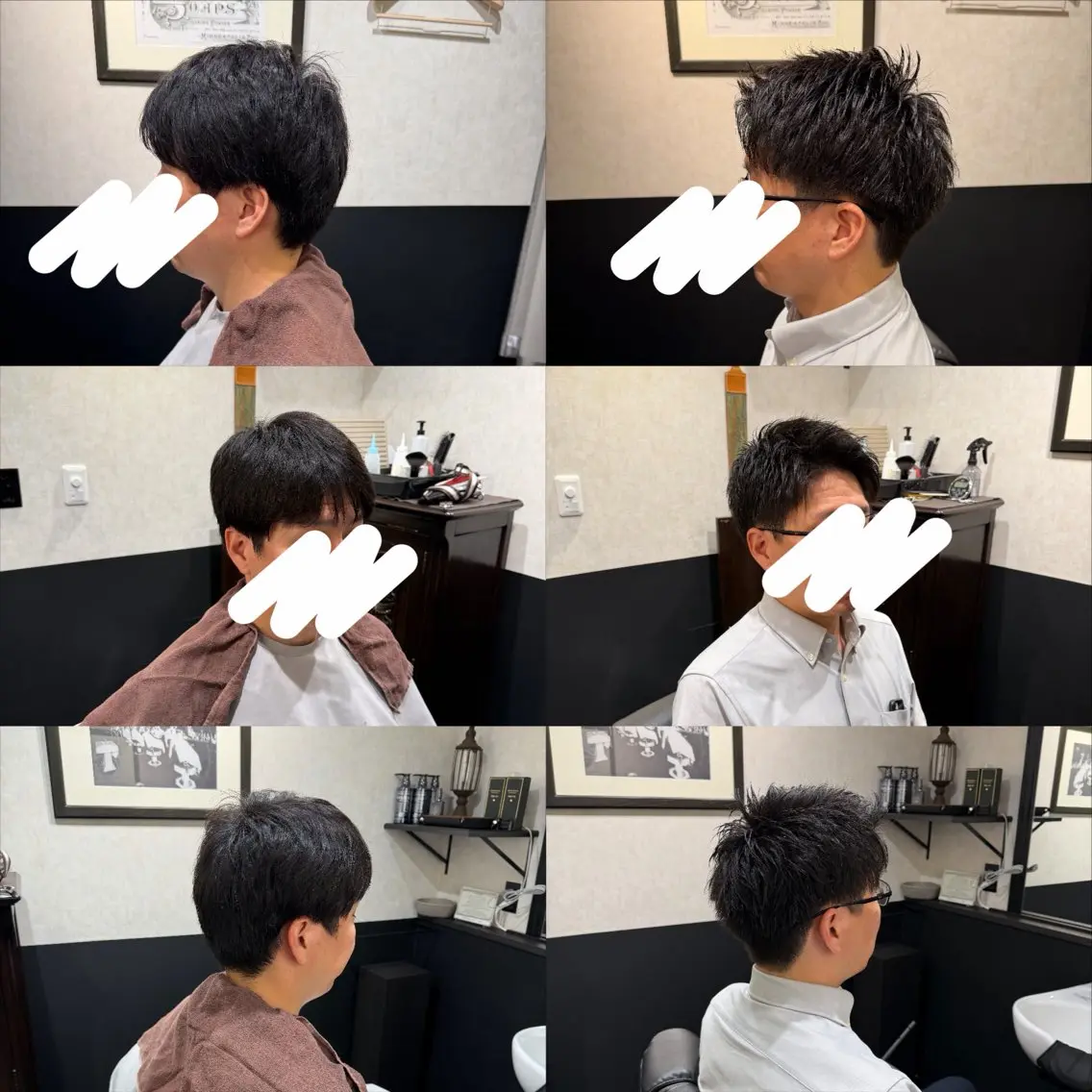 ショート メンズ 長岡 快樹のヘアスタイル