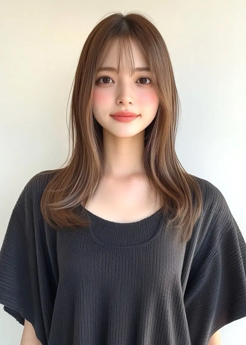 セミロング 【レイヤー特化】 ミディアム/深川諒のヘアスタイル