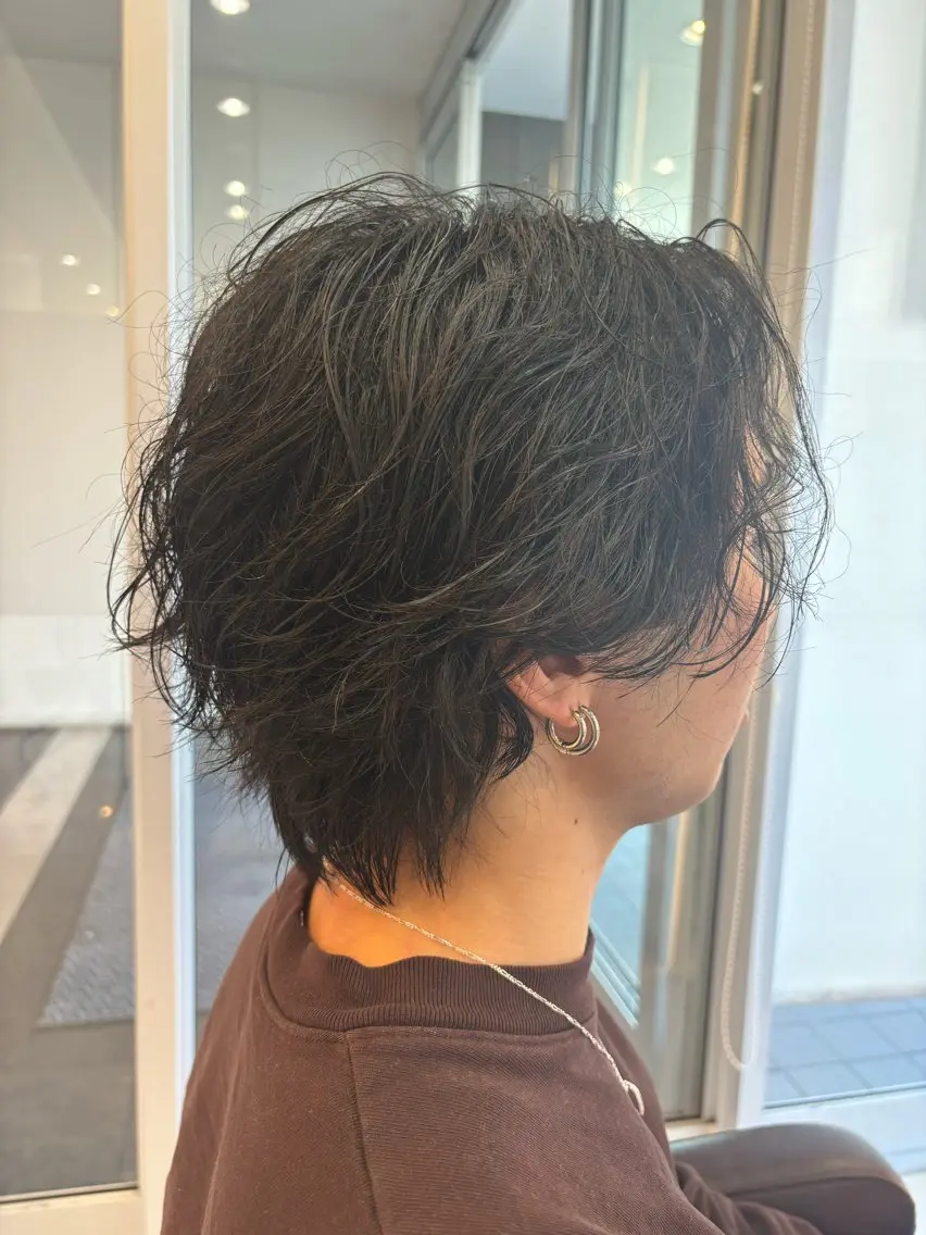 ショート パーマ メンズ カット メンズサロン/戸塚駅 東口3分/冨田大輝のヘアスタイル